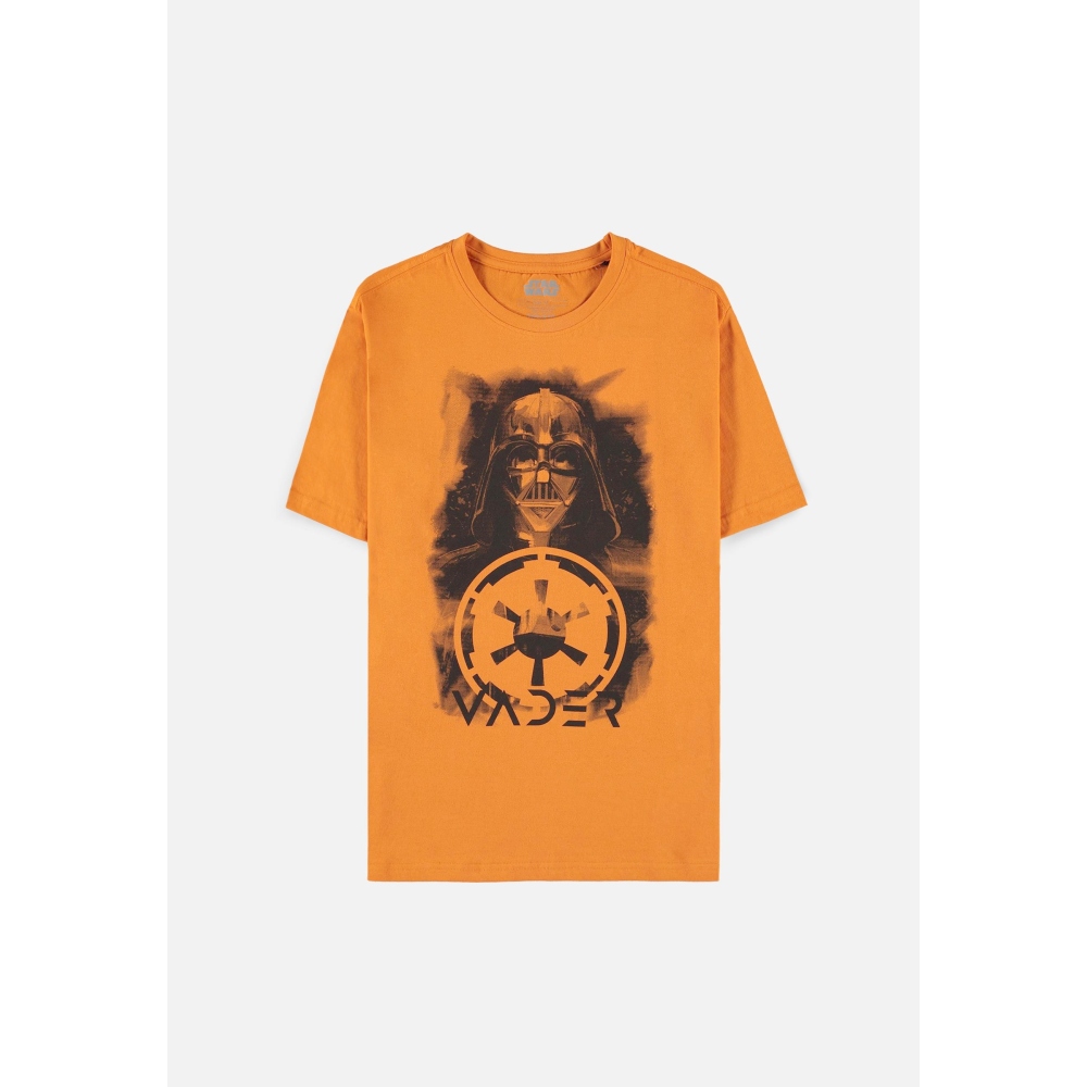 Star Wars - ObiWan Kenobi Vader Heren Tshirt - Oranje